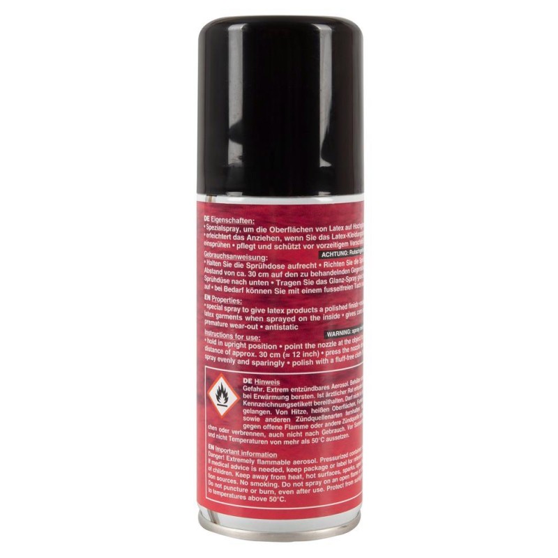 Spray pielęgnujący nabłyszczacz lateks guma bdsm Spray pielęgnujący nabłyszczacz lateks guma bdsm