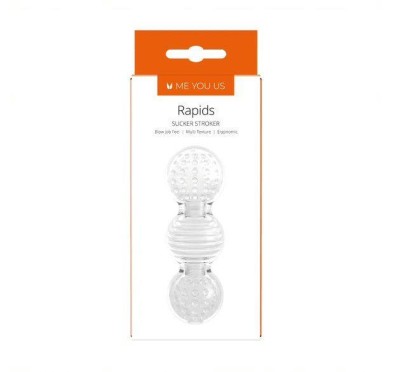 Masturbator- Me You Us Rapids Sucker Stroker Male Masturbator Transparent