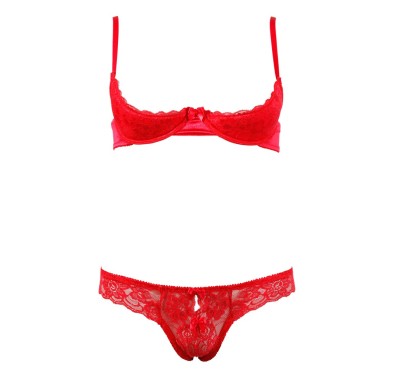 Half-cup Bra Set 80B/M