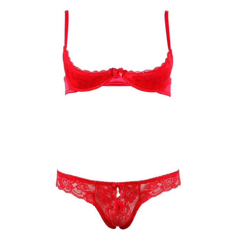 Half-cup Bra Set 85B/L