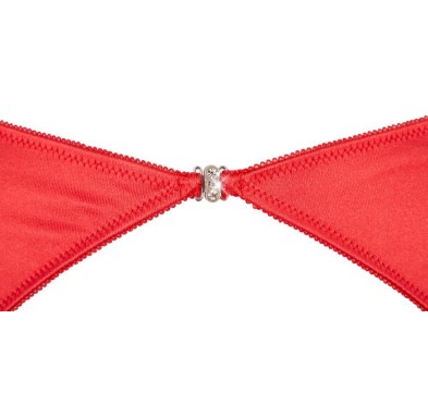 Shelf Bra Set red 80B/M