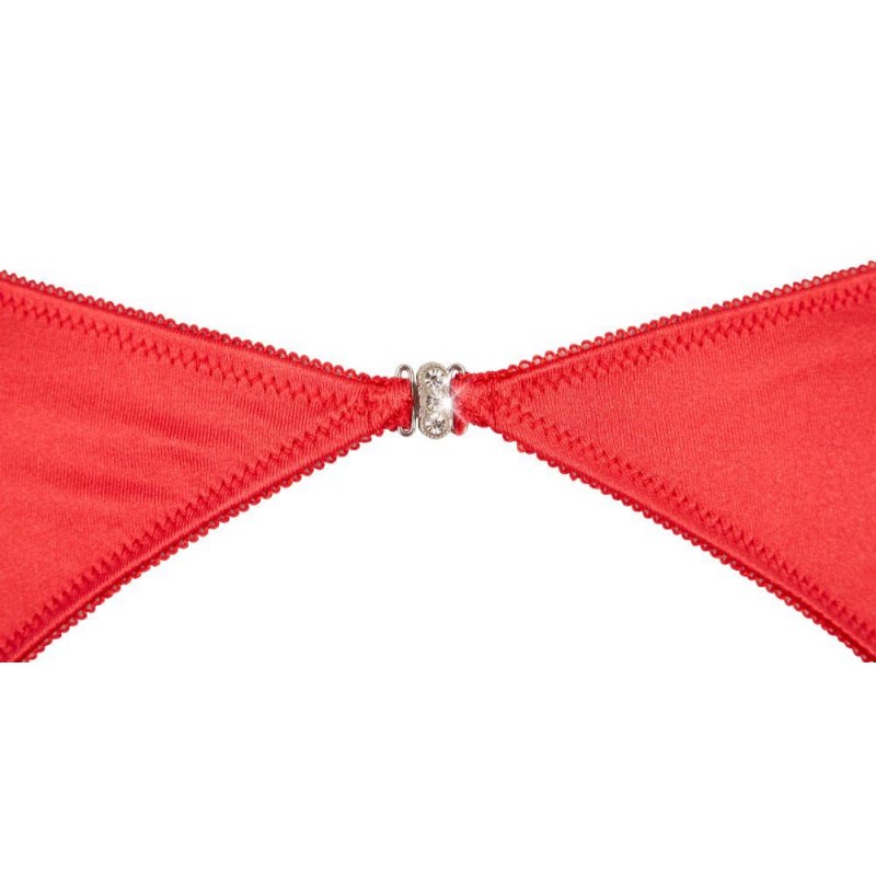 Shelf Bra Set red 80B/M