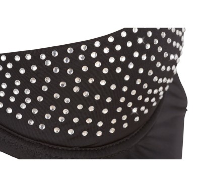 Rhinestone Shelf Bra Set 85C/L