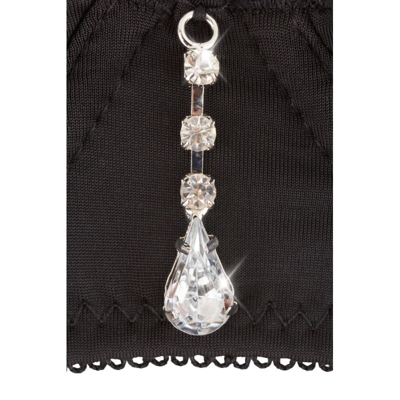 Rhinestone Shelf Bra Set 85C/L