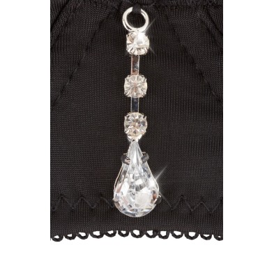 Rhinestone Shelf Bra Set 85C/L
