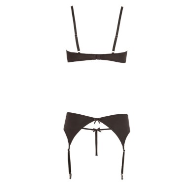 Rhinestone Shelf Bra Set 85C/L
