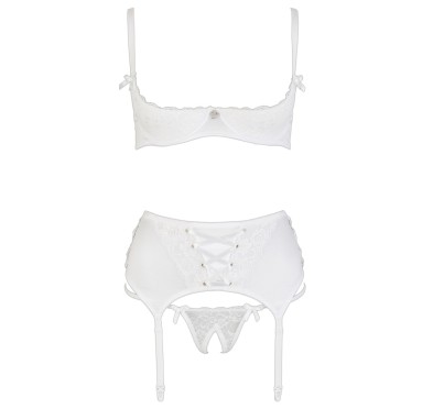 Shelf Bra Set white 75B/S