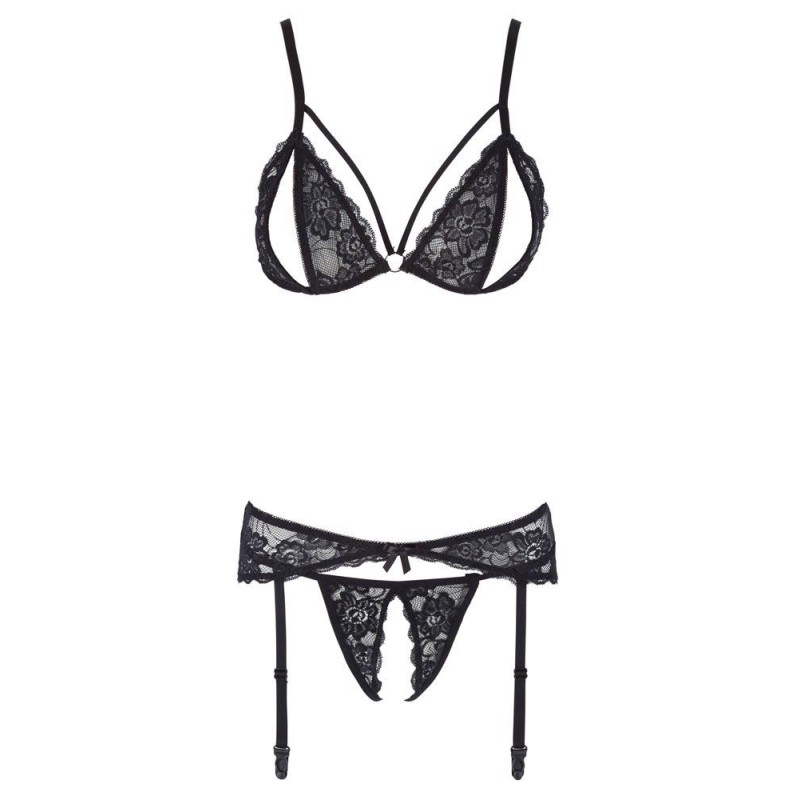 Lace Suspender Set XL
