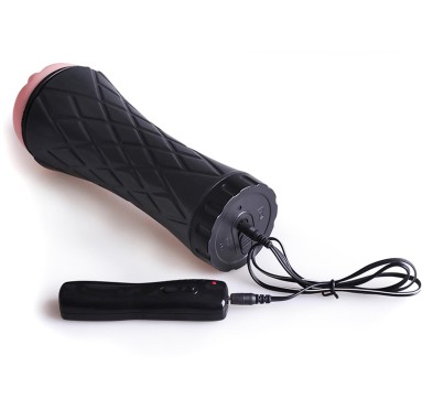 Sztuczna pochwa z wibracjami masturbator latarka