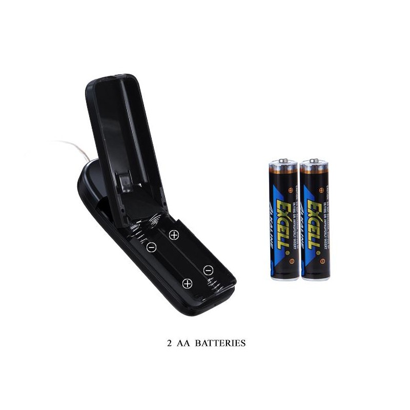 Wibrator z przyssawką penis na pilota jądra 19cm