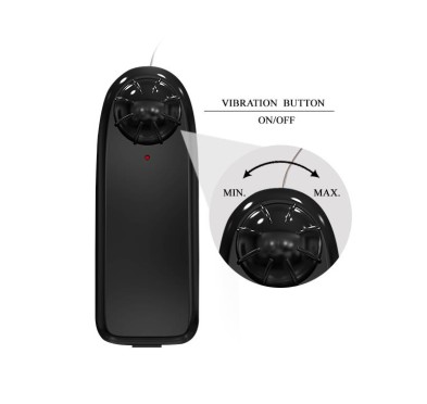 Dildo z przyssawką penis na pilota 20cm