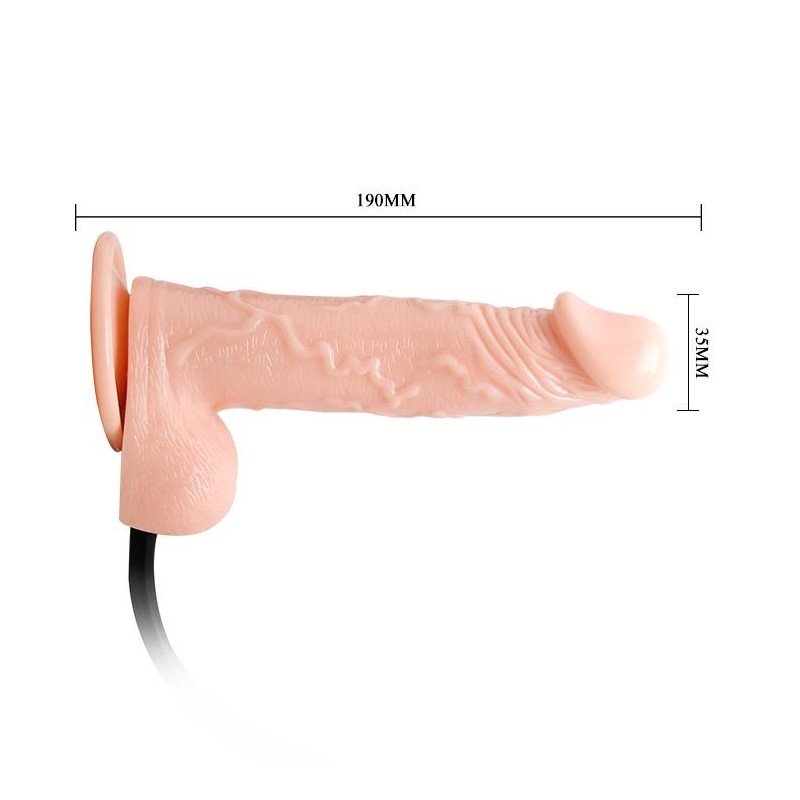 Realistyczny powiększany penis dildo przyssawka 19