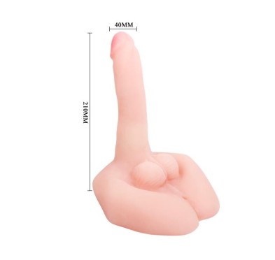 Dildo realistyczne penis przyssawka obroty 21cm