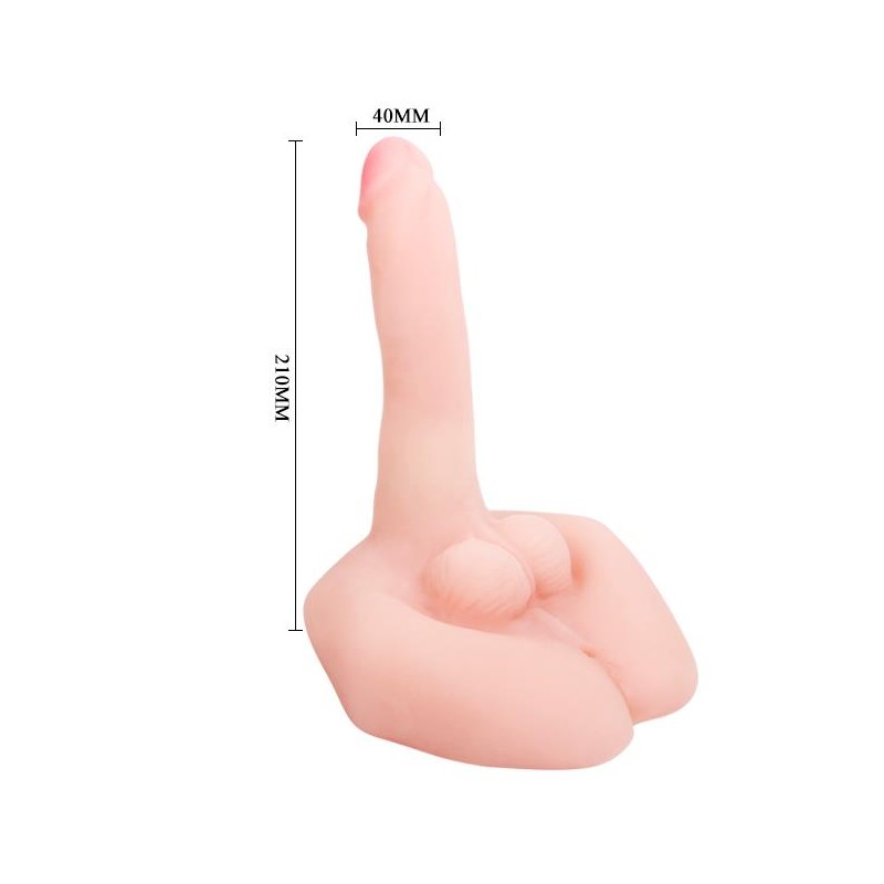 Dildo realistyczne penis przyssawka obroty 21cm