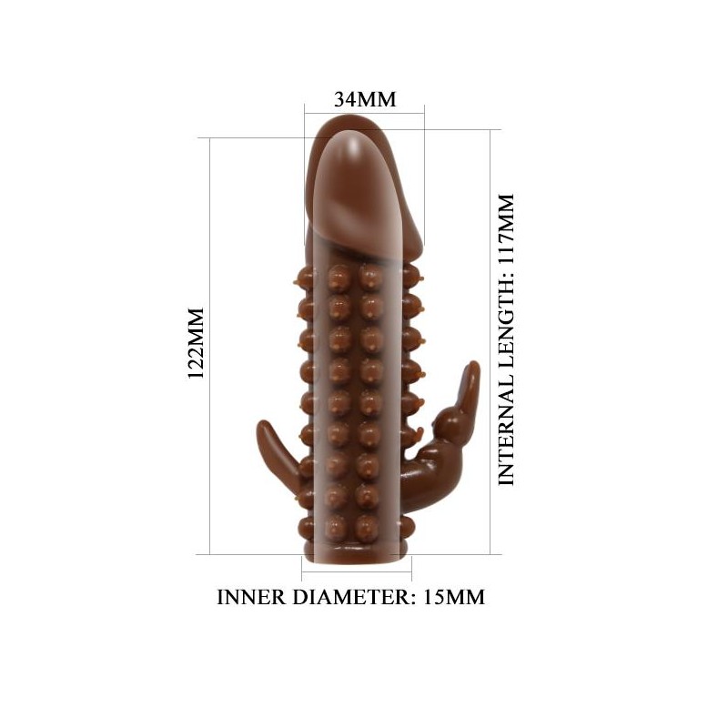 Pobudzająca nakładka na penisa wypustka analna 12c Pobudzająca nakładka na penisa wypustka analna 12c