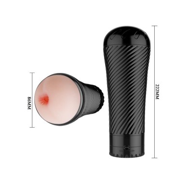 Realistyczny masturbator anal cyberskóra wibruje Realistyczny masturbator anal cyberskóra wibruje