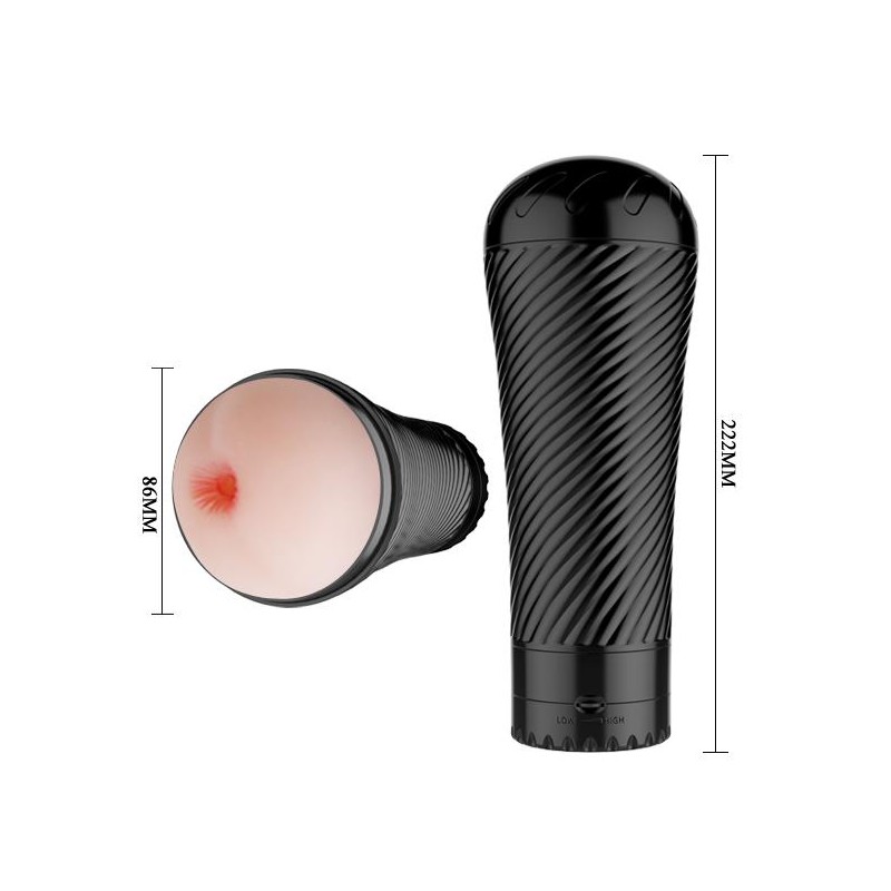 Realistyczny masturbator anal cyberskóra wibruje Realistyczny masturbator anal cyberskóra wibruje