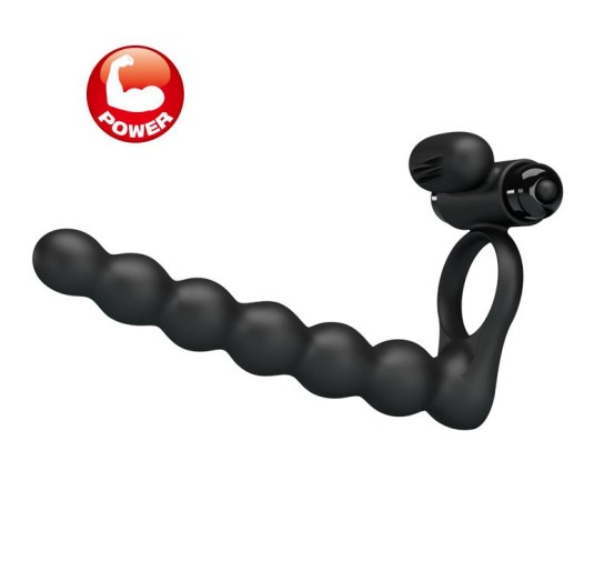 Dildo do podwójnej penetracji stymulator 10trybów