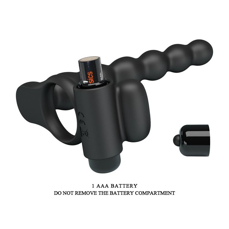 Dildo do podwójnej penetracji stymulator 10trybów
