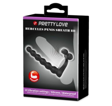 Dildo do podwójnej penetracji stymulator 10trybów