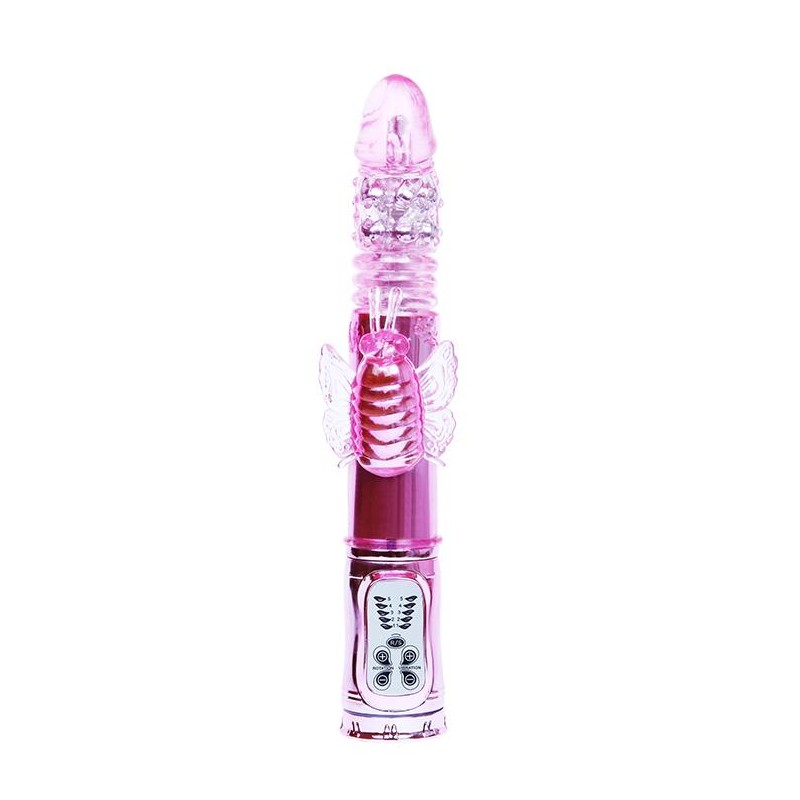 Duży wibrator z masażerm rotacją posuwem sex 26cm Duży wibrator z masażerm rotacją posuwem sex 26cm
