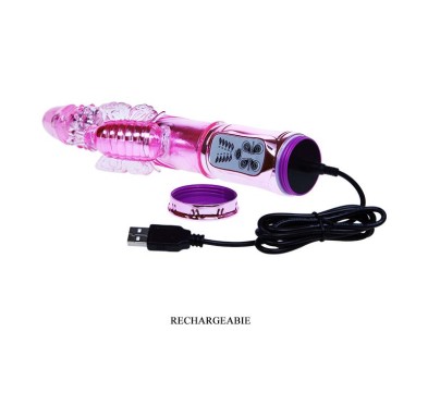 Duży wibrator z masażerm rotacją posuwem sex 26cm Duży wibrator z masażerm rotacją posuwem sex 26cm