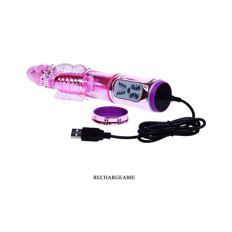 Duży wibrator z masażerm rotacją posuwem sex 26cm Duży wibrator z masażerm rotacją posuwem sex 26cm