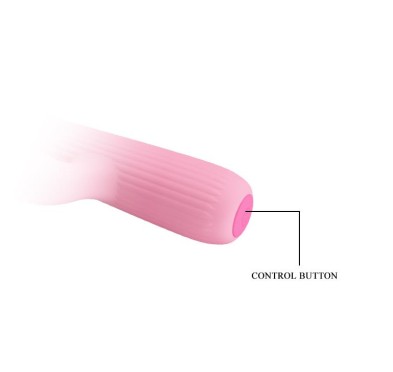 Królik wibrator z masażerem rotacyjny 18cm 4tryby Królik wibrator z masażerem rotacyjny 18cm 4tryby