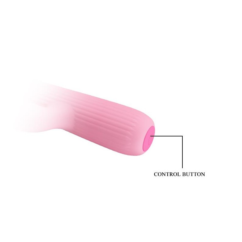 Królik wibrator z masażerem rotacyjny 18cm 4tryby Królik wibrator z masażerem rotacyjny 18cm 4tryby
