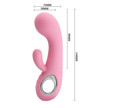 Wibrator do punktu g i łechtaczki usb 7trybów 15cm Wibrator do punktu g i łechtaczki usb 7trybów 15cm