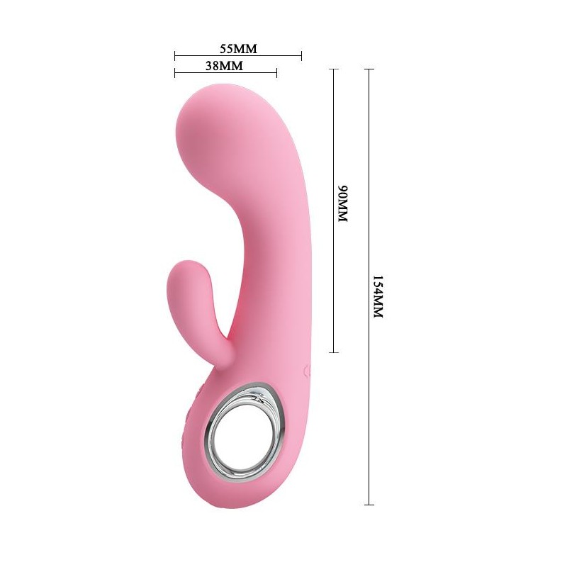 Wibrator do punktu g i łechtaczki usb 7trybów 15cm Wibrator do punktu g i łechtaczki usb 7trybów 15cm