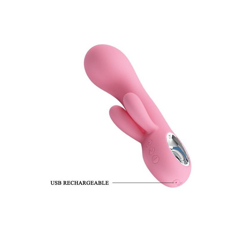 Wibrator do punktu g i łechtaczki usb 7trybów 15cm Wibrator do punktu g i łechtaczki usb 7trybów 15cm