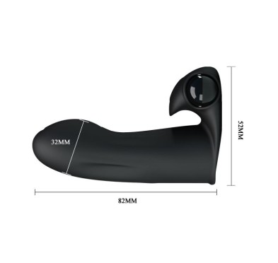 Sex stymulator do łechtaczki wibrator na palec 8cm Sex stymulator do łechtaczki wibrator na palec 8cm