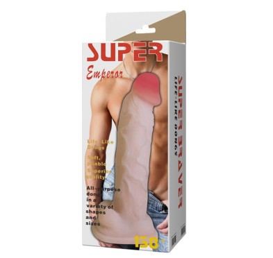 Duży gruby penis naturalny przyssawka dildo 34cm