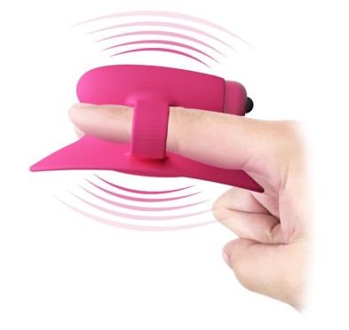 Kompaktowy masażer łechtaczki na palece 9cm 10tryb Kompaktowy masażer łechtaczki na palece 9cm 10tryb