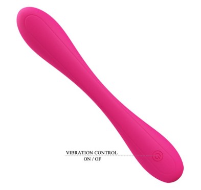 Zginany wibrator podwójny punkt g łechtaczka 17cm Zginany wibrator podwójny punkt g łechtaczka 17cm