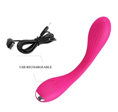 Zginany wibrator podwójny punkt g łechtaczka 17cm Zginany wibrator podwójny punkt g łechtaczka 17cm