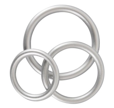 Metallic Silicone Cock ring se