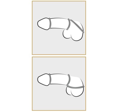 Metallic Silicone Cock ring se