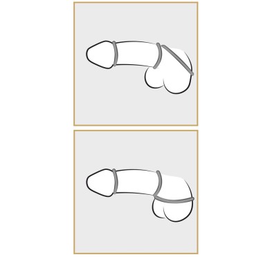 Metallic Silicone Cock ring se
