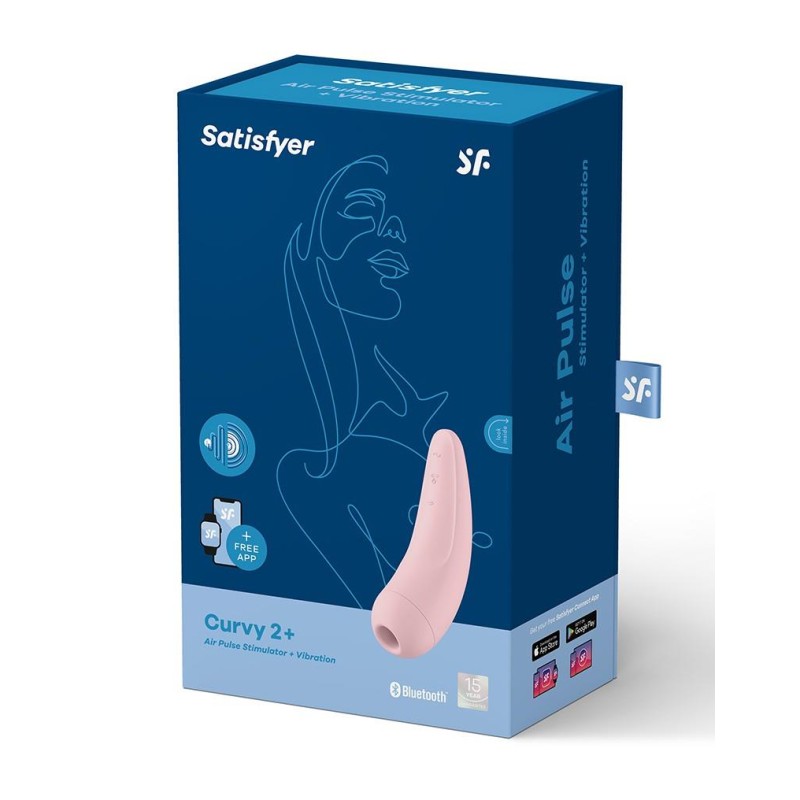 Wibrator dla par satisfyer curvy 2+ z aplikacją Wibrator dla par satisfyer curvy 2+ z aplikacją