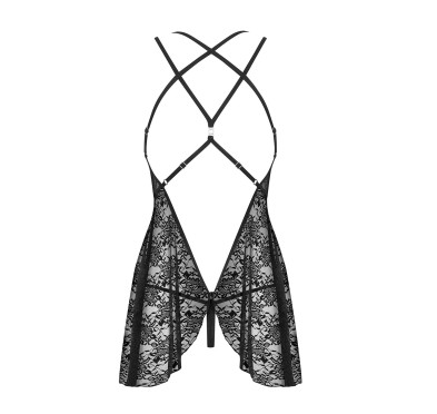 Koszulka babydoll stringi komplet 860-bab-1 s/m Koszulka babydoll stringi komplet 860-bab-1 s/m