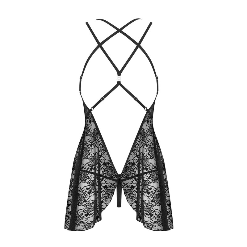 Koszulka babydoll stringi komplet 860-bab-1 s/m Koszulka babydoll stringi komplet 860-bab-1 s/m