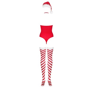 Bielizna-Kissmas body czerwone  S/M