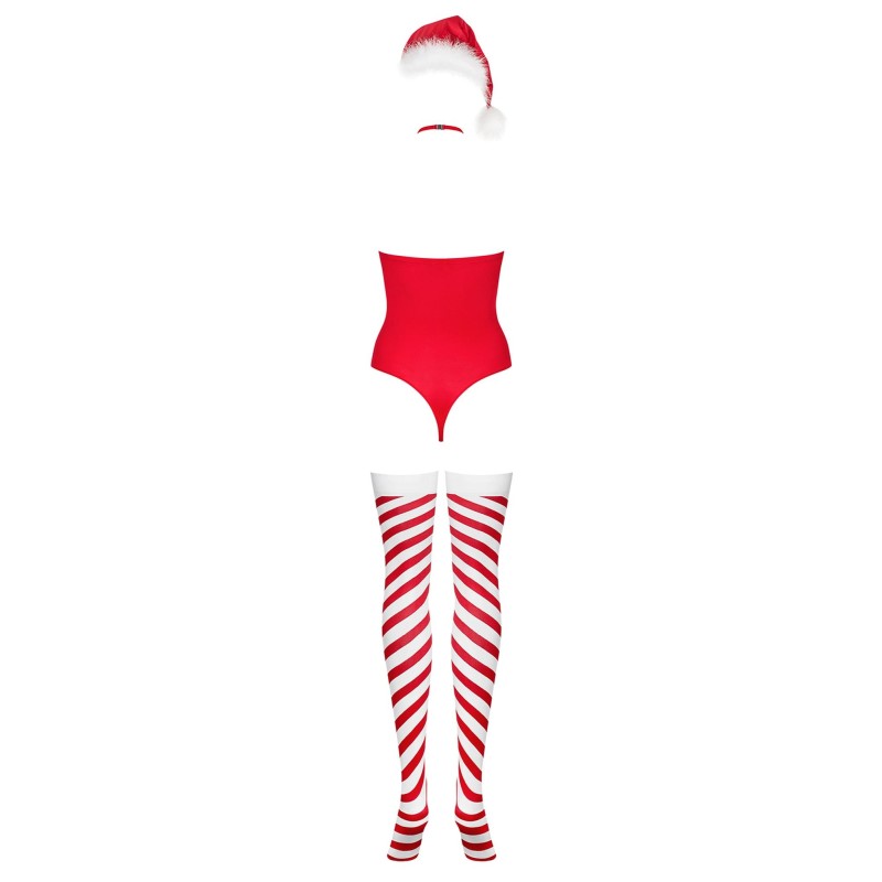 Bielizna-Kissmas body czerwone  S/M