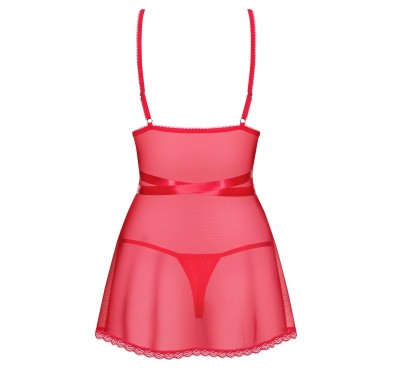 Bielizna-Lovlea babydoll czerwona  S/M