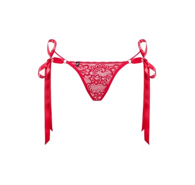 Stringi erotyczne czerwone sex kokarda lovlea l/xl Stringi erotyczne czerwone sex kokarda lovlea l/xl