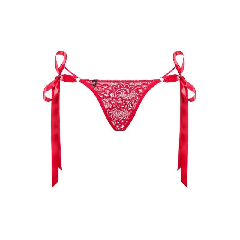 Stringi erotyczne czerwone sex kokarda lovlea l/xl Stringi erotyczne czerwone sex kokarda lovlea l/xl