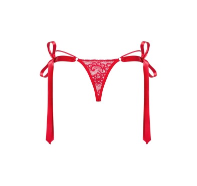 Stringi erotyczne czerwone sex kokarda lovlea l/xl Stringi erotyczne czerwone sex kokarda lovlea l/xl