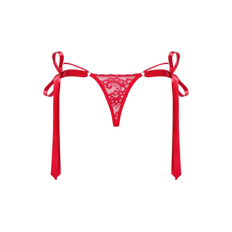 Stringi erotyczne czerwone sex kokarda lovlea l/xl Stringi erotyczne czerwone sex kokarda lovlea l/xl